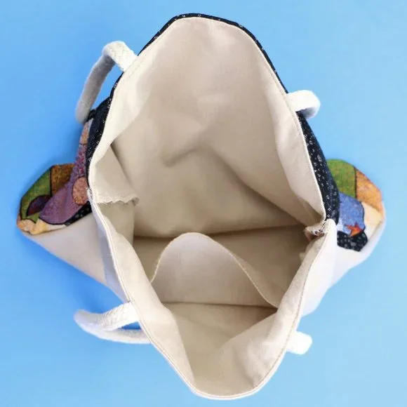 Tapestry Bag Tote Cats Shopping Beach Gym Shoulder 16"x 15" Unique Design New - Picture 7 of 13